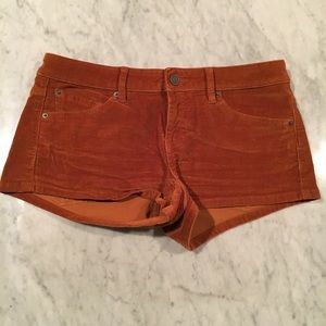 Volcom Brown Corduroy Shorts Size 5/27